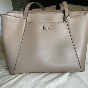 Taupe Michael Kors Shoulder Bag